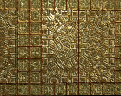 Here i combined my occluded _n map and my _b map (clean one made for parallax mapping).<br />Now we have parallax mapping that is actually visible and has some proper depth.