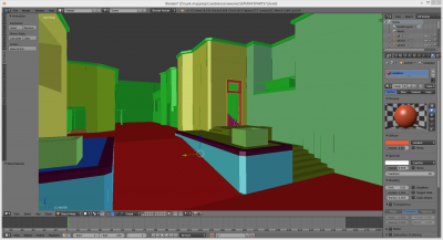 Seperating the model by building and material